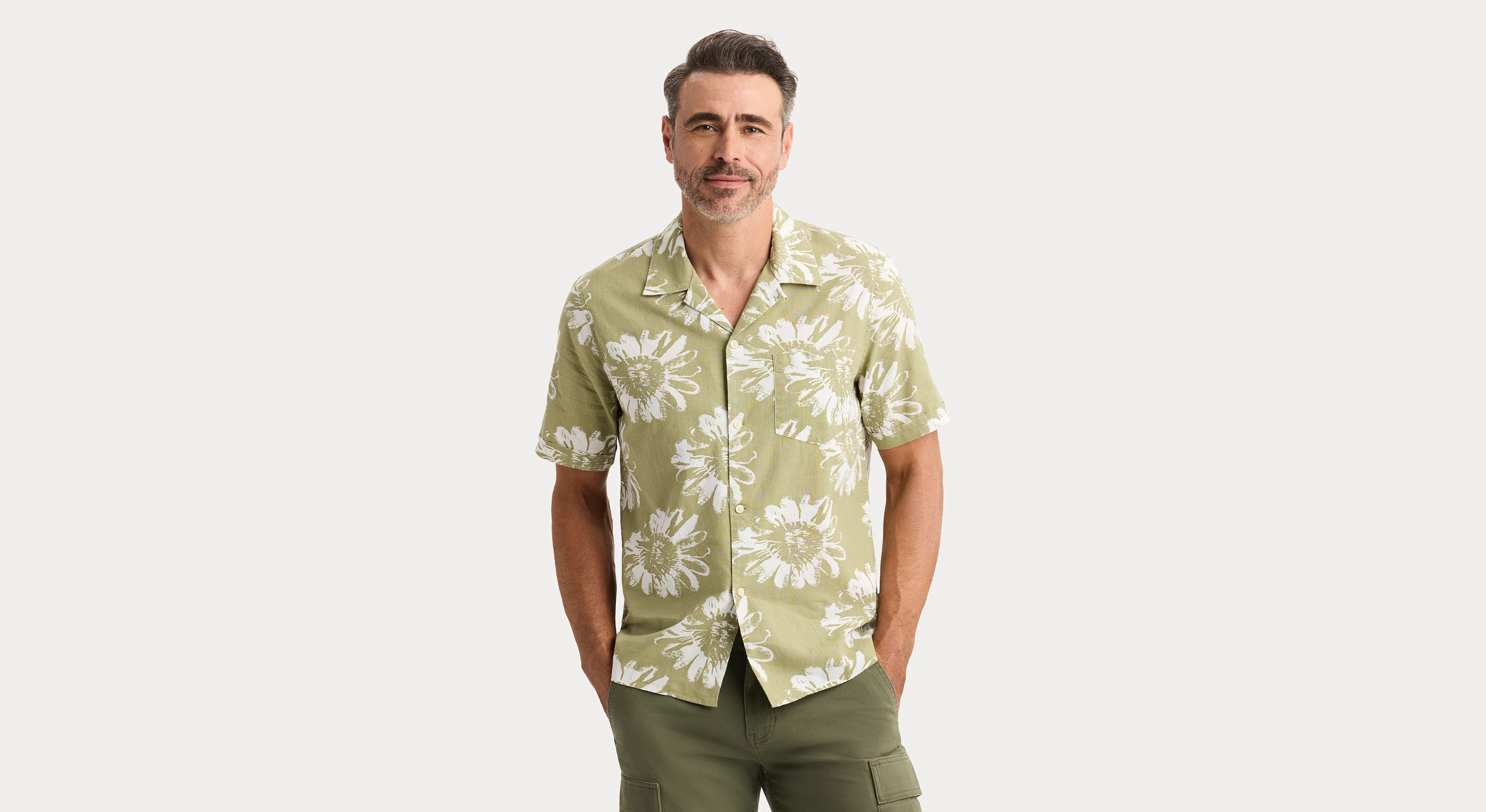 Camp Collar Shirt, Regular Fit - Image 4
