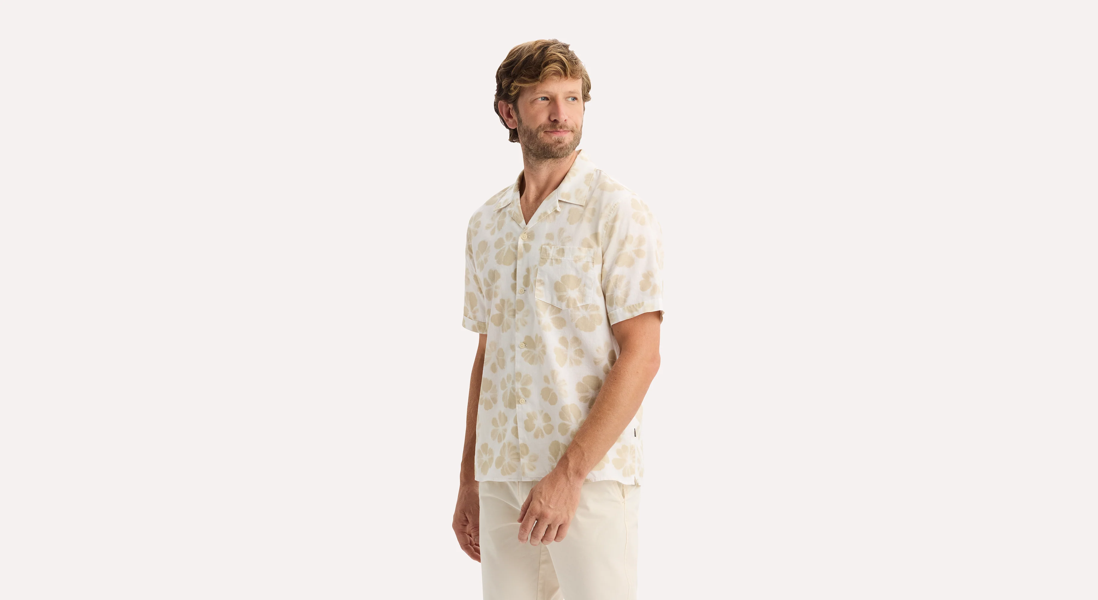 Camp Collar Shirt, Regular Fit - Image 3