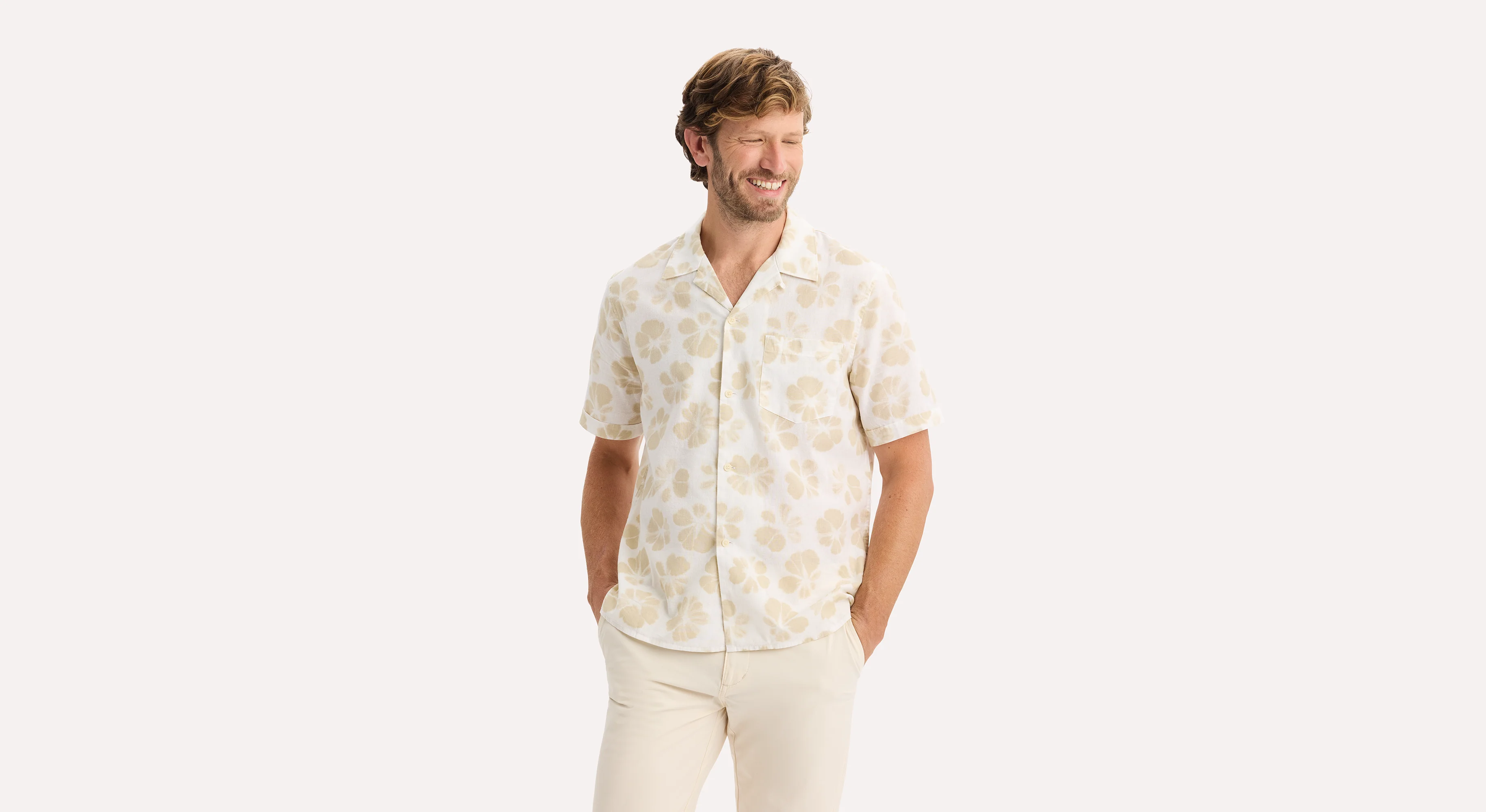 Camp Collar Shirt, Regular Fit - Image 4