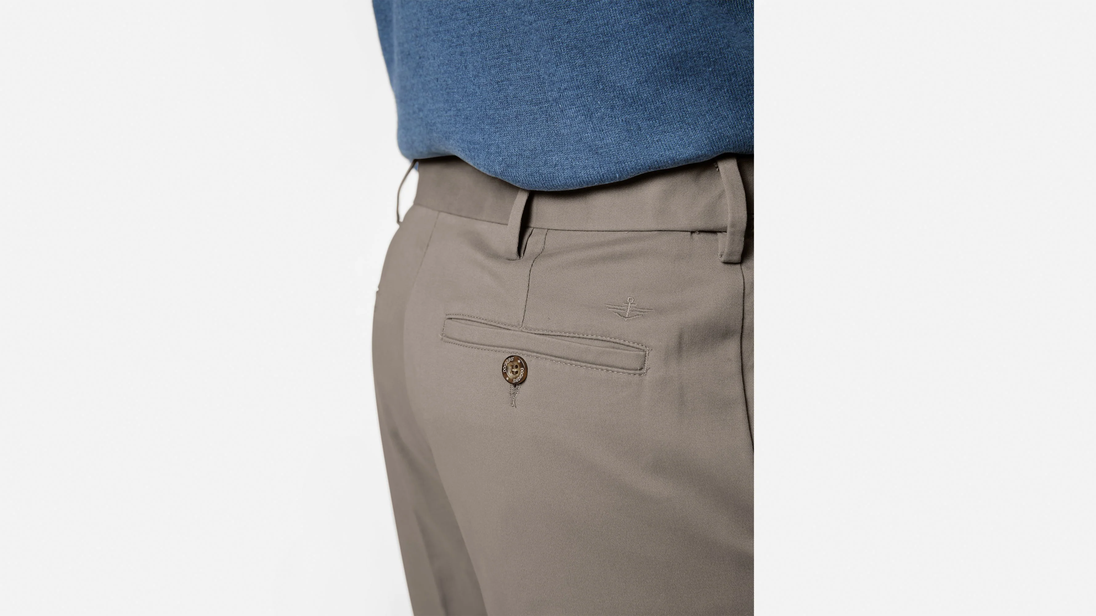 Comfort Khakis, Pleated, Relaxed Fit - Image 4
