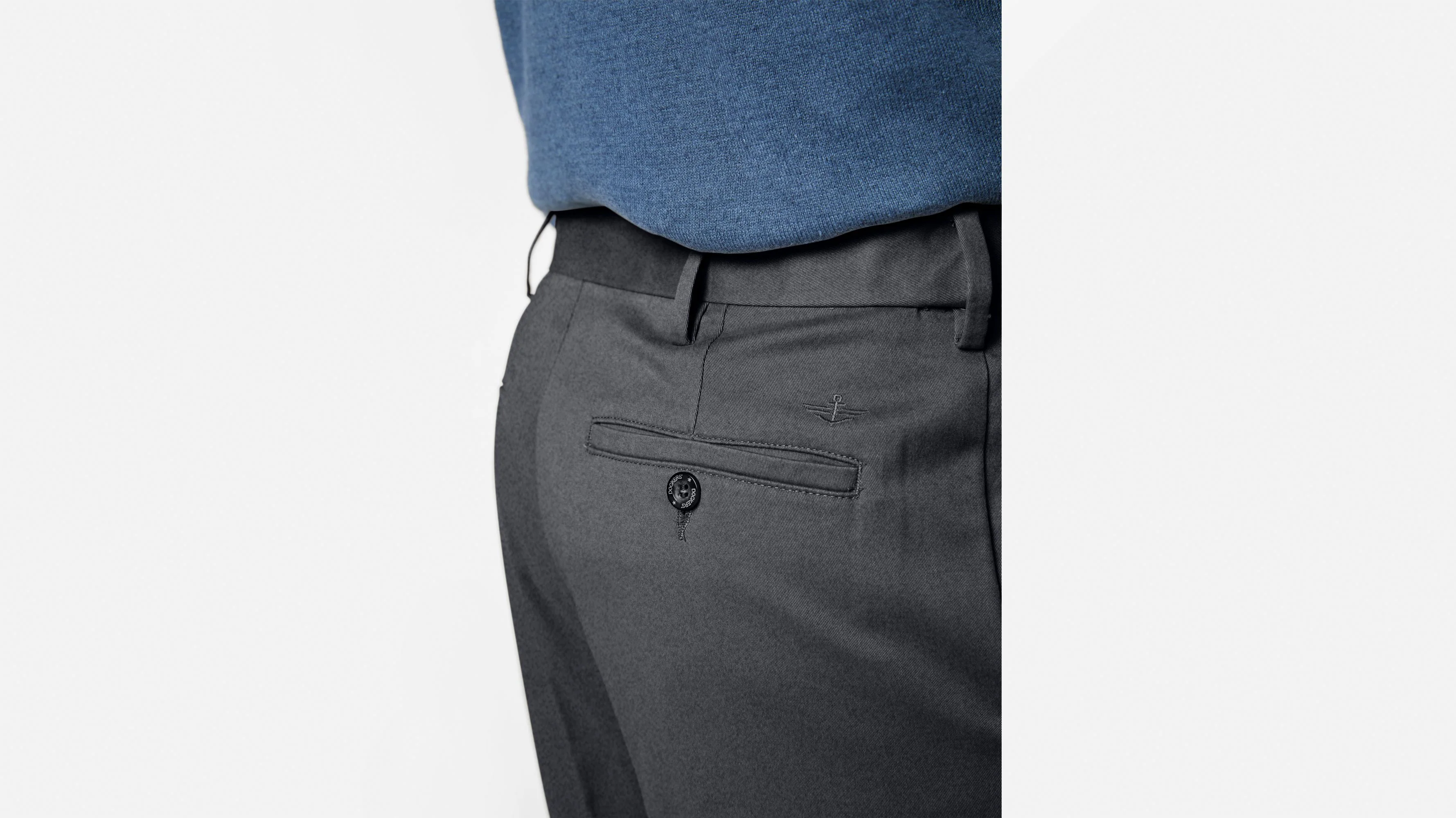 Comfort Khakis, Pleated, Relaxed Fit - Image 4
