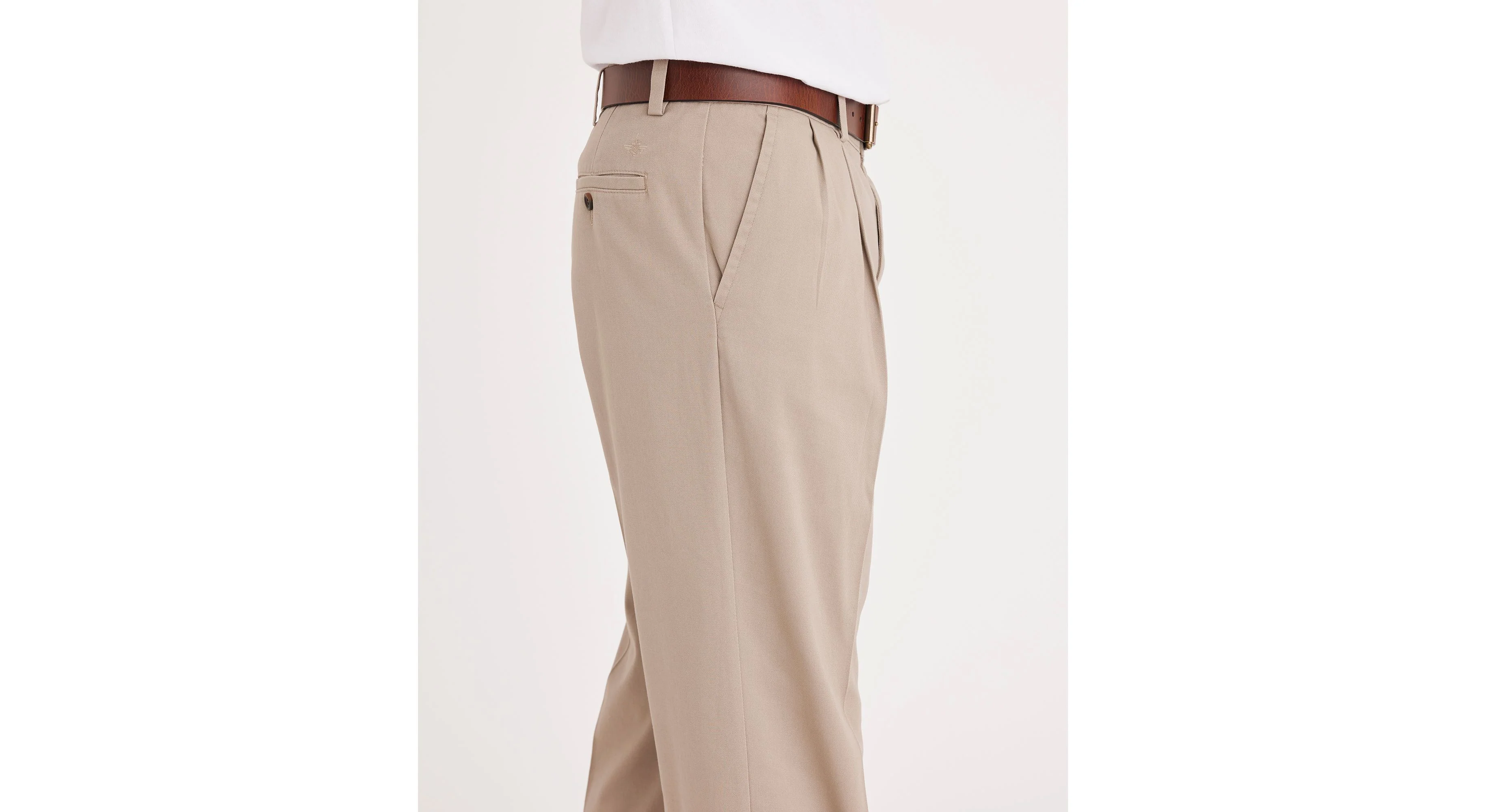 Easy Khakis, Pleated, Classic Fit - Image 4