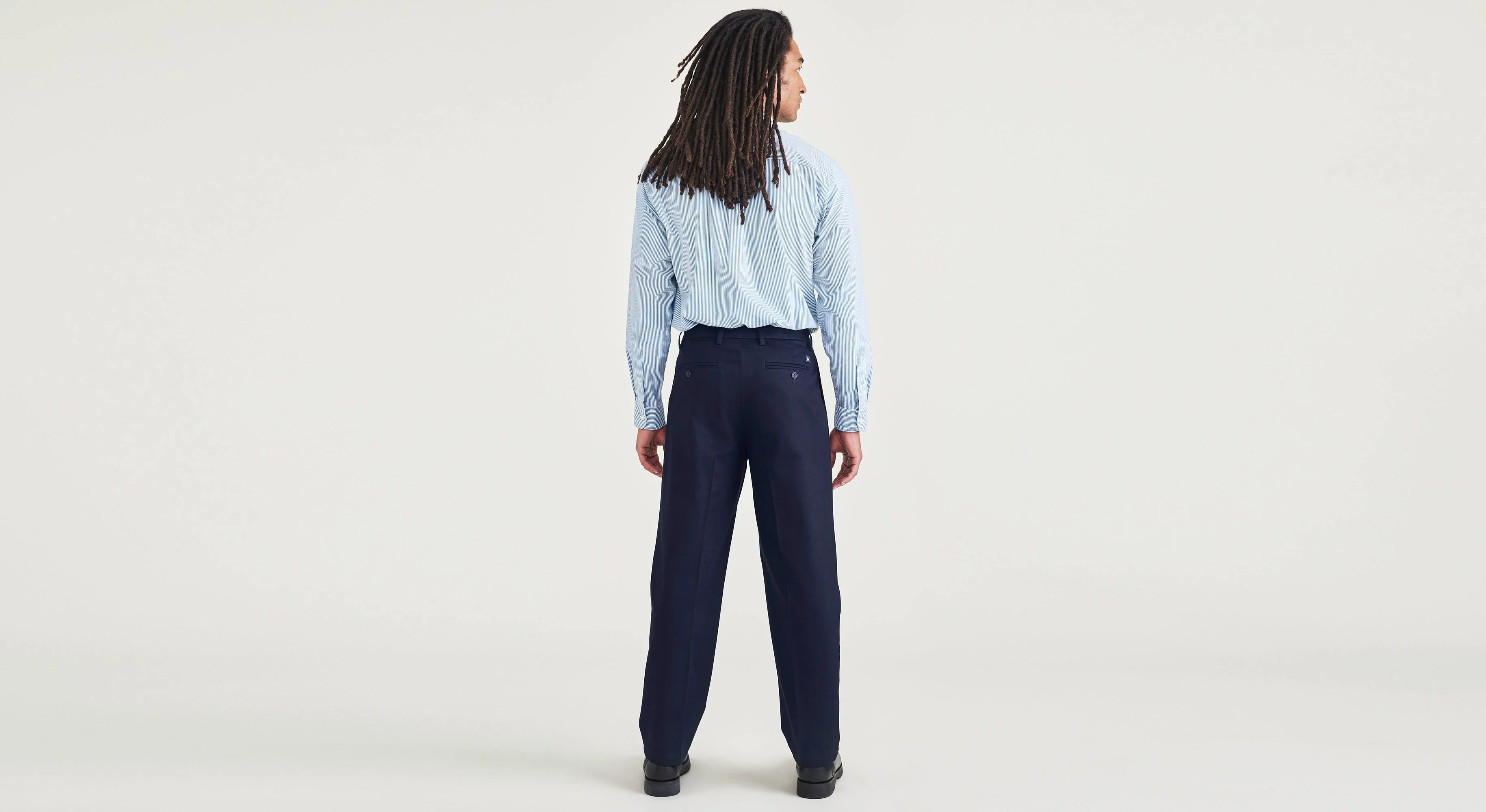 Signature Iron Free Khakis, Pleated, Relaxed Fit with Stain Defender® - Image 2