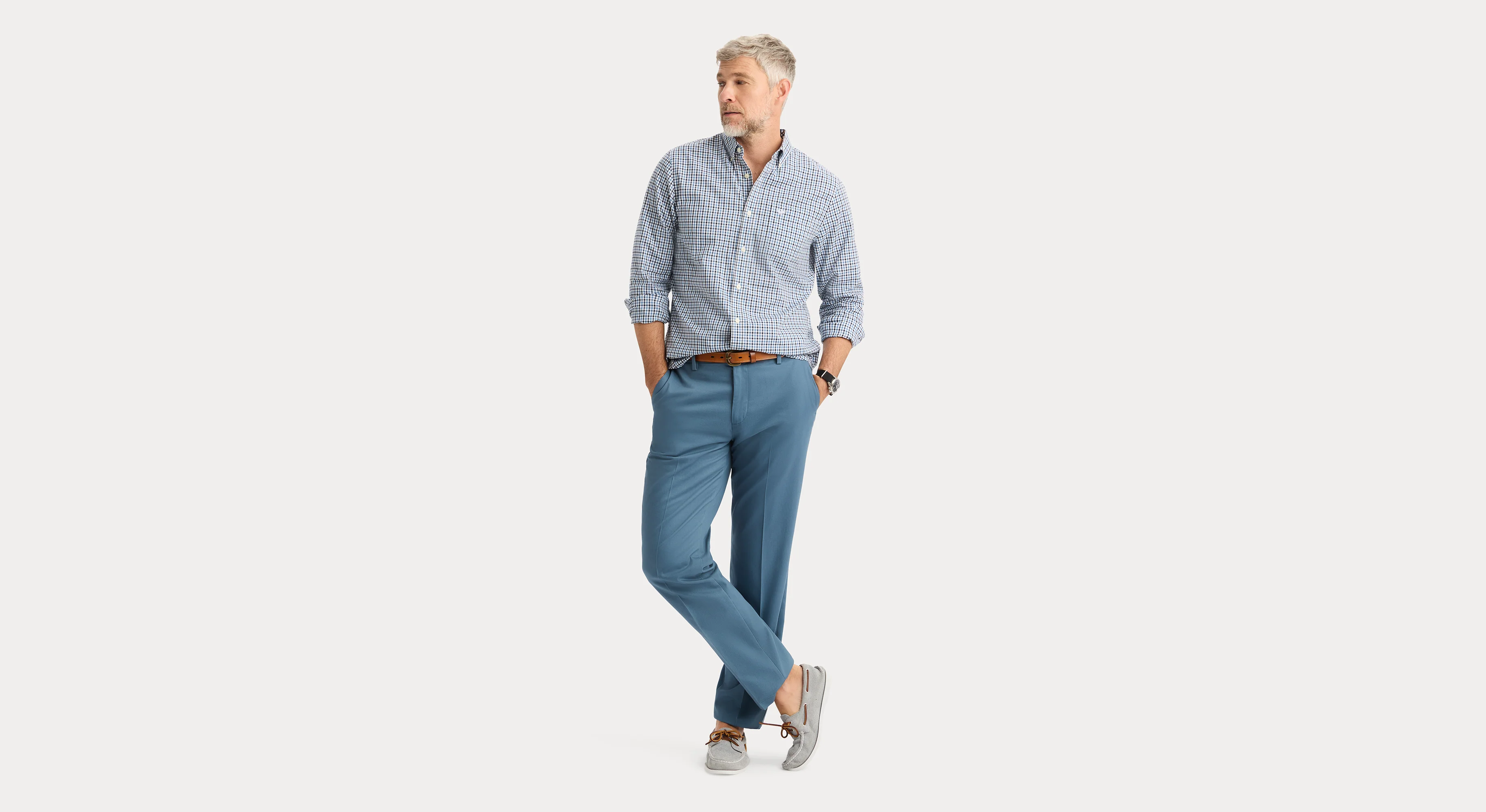 Signature Iron Free Khakis, Straight Fit with Stain Defender® - Image 5