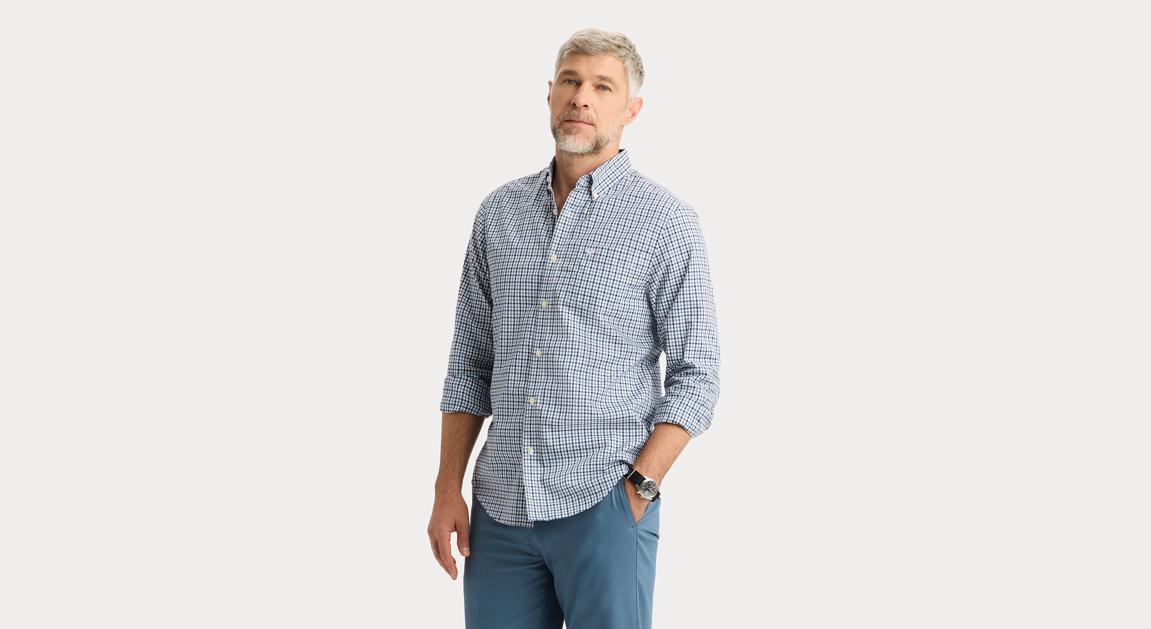 Signature Stain Defender Shirt, Classic Fit - Image 3