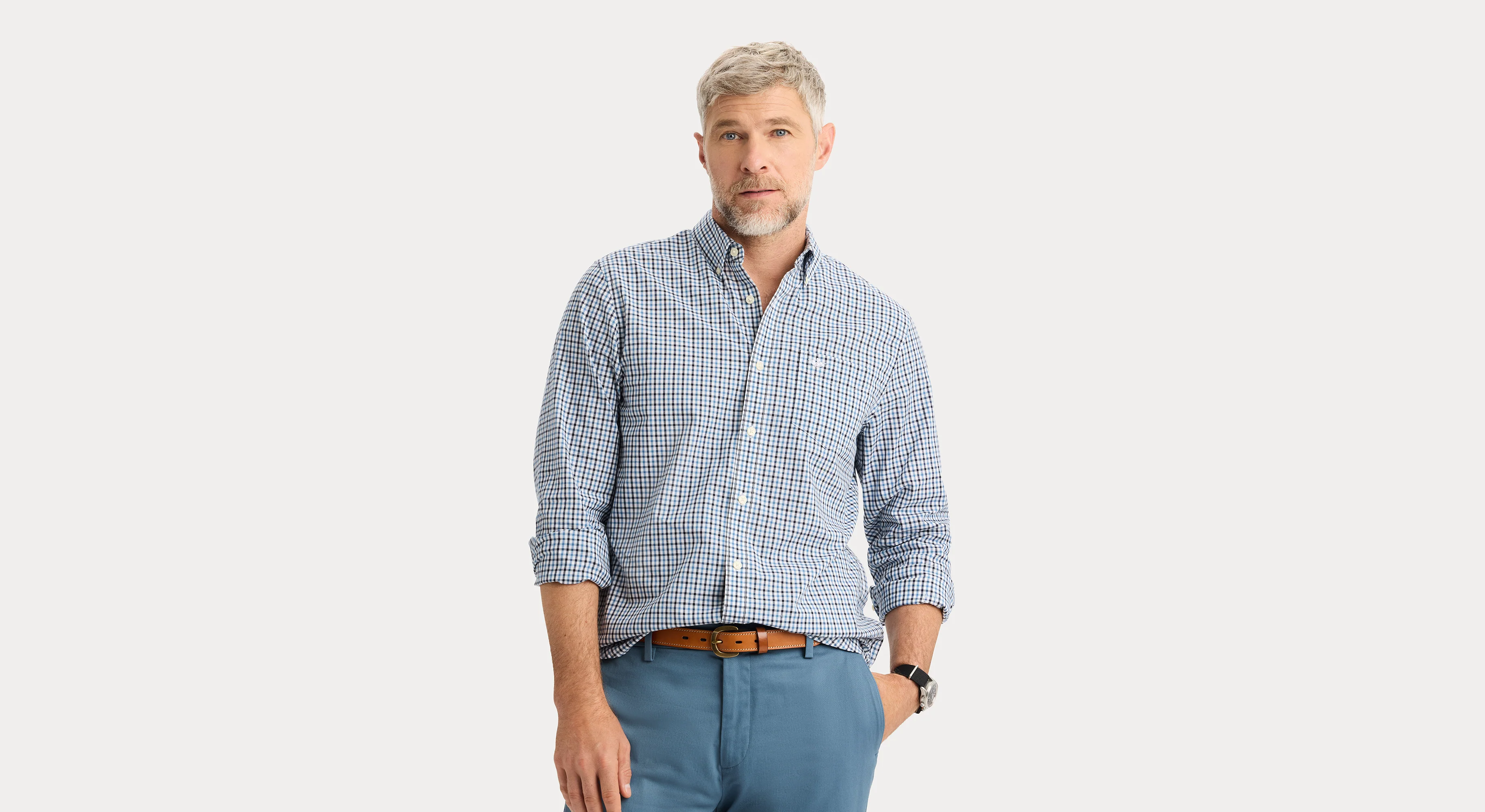 Signature Stain Defender Shirt, Classic Fit - Image 4