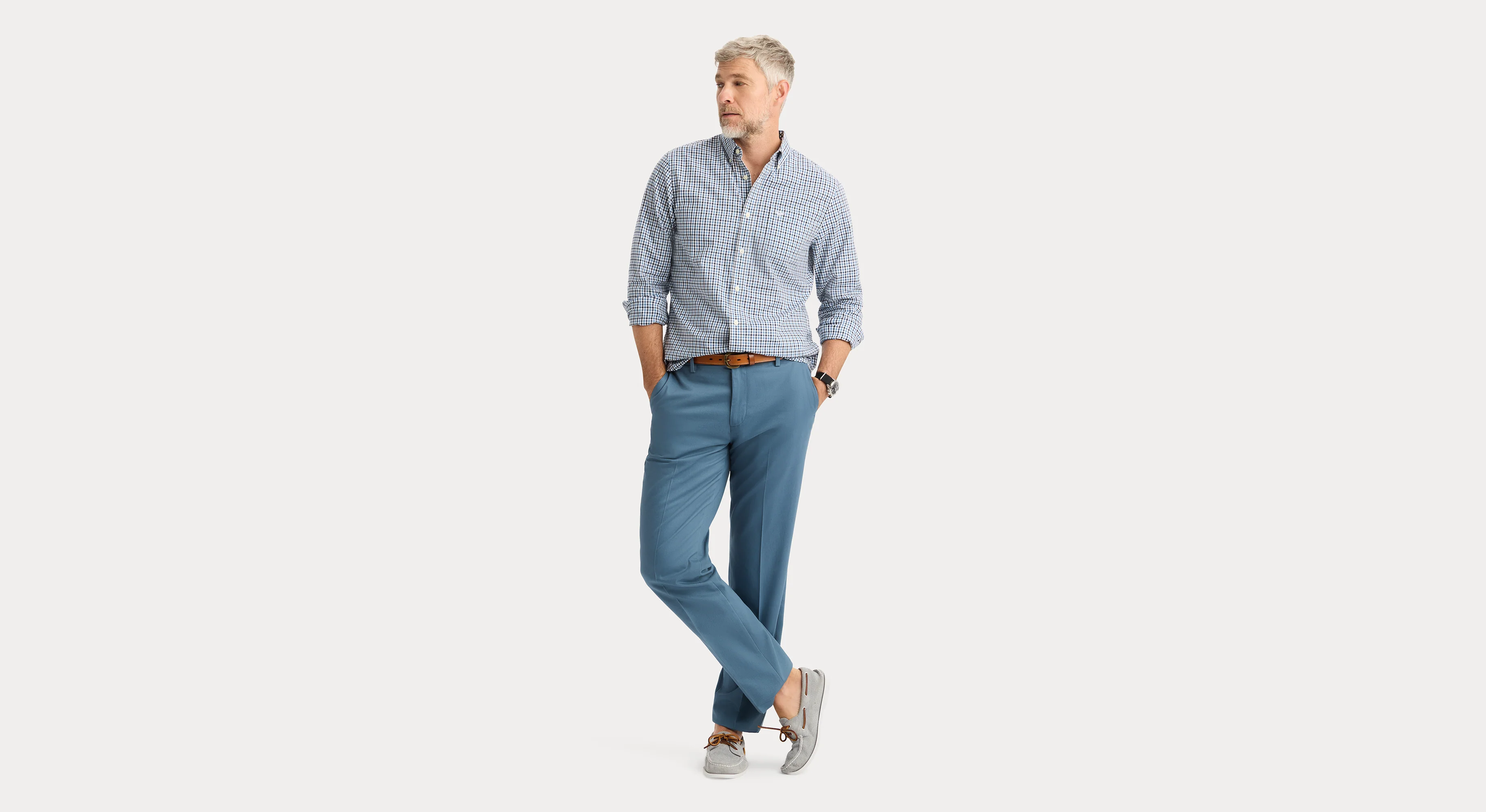 Signature Stain Defender Shirt, Classic Fit - Image 5