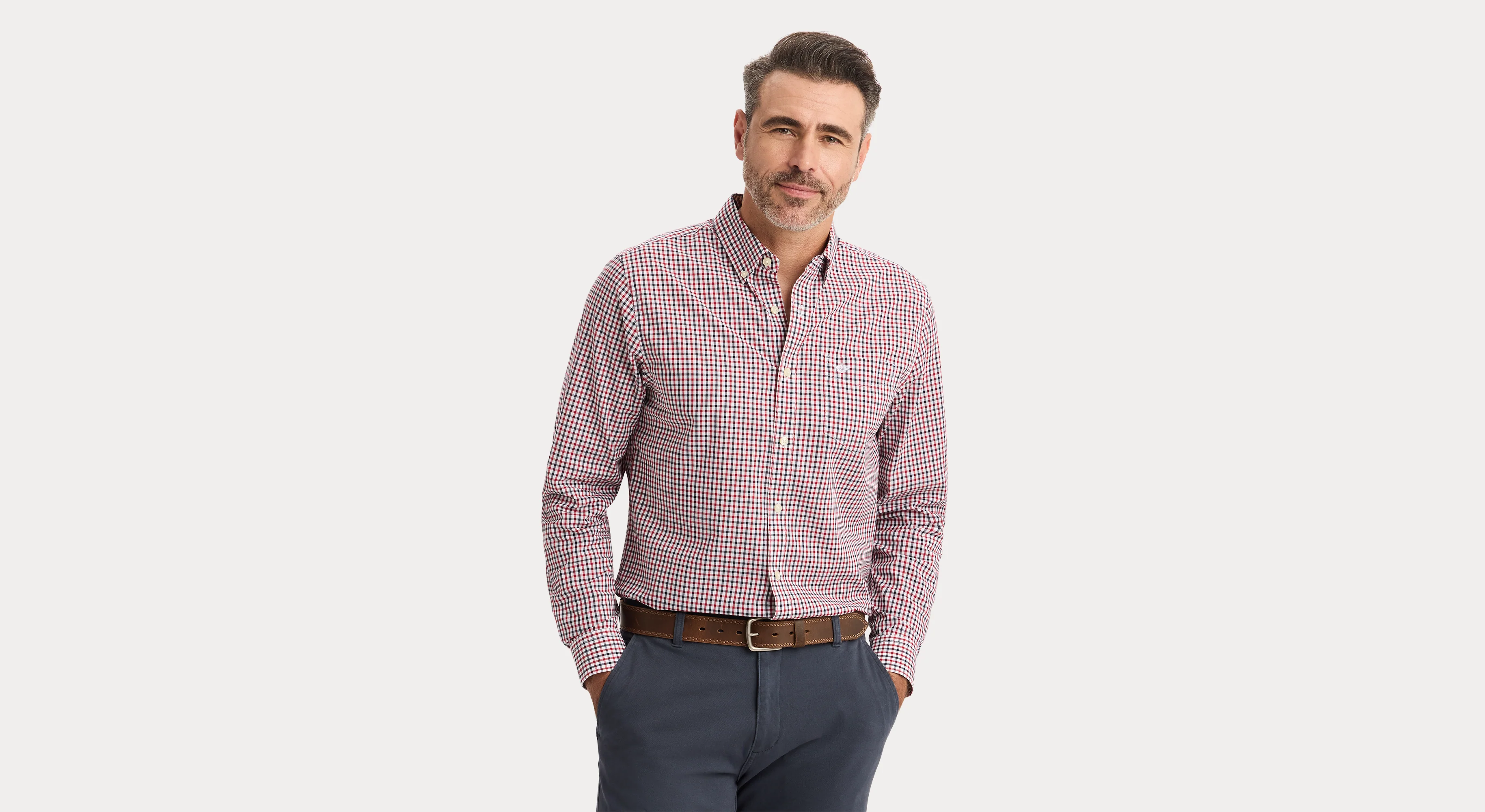 Signature Stain Defender Shirt, Classic Fit