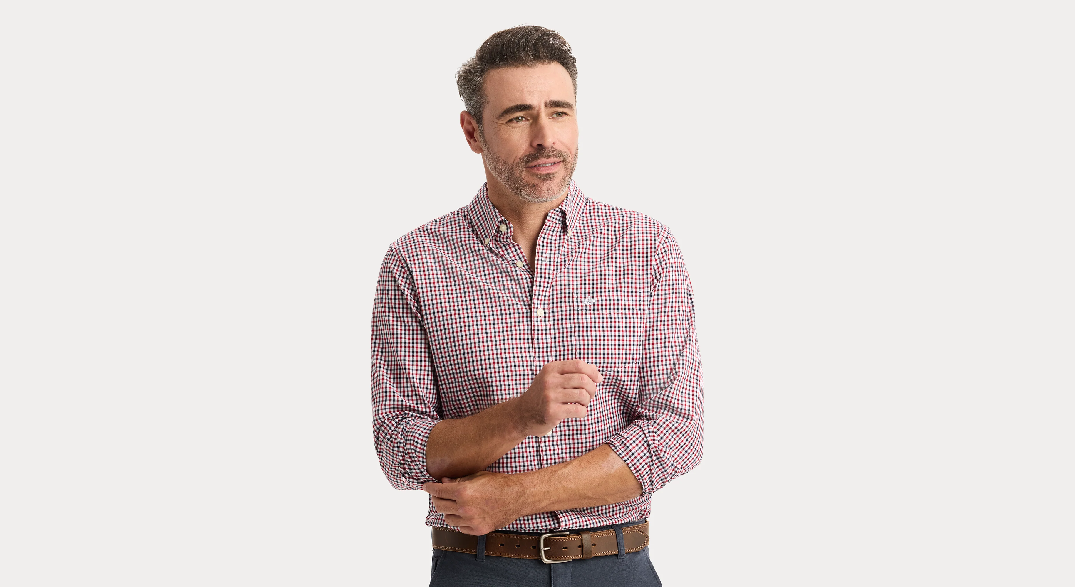 Signature Stain Defender Shirt, Classic Fit - Image 4