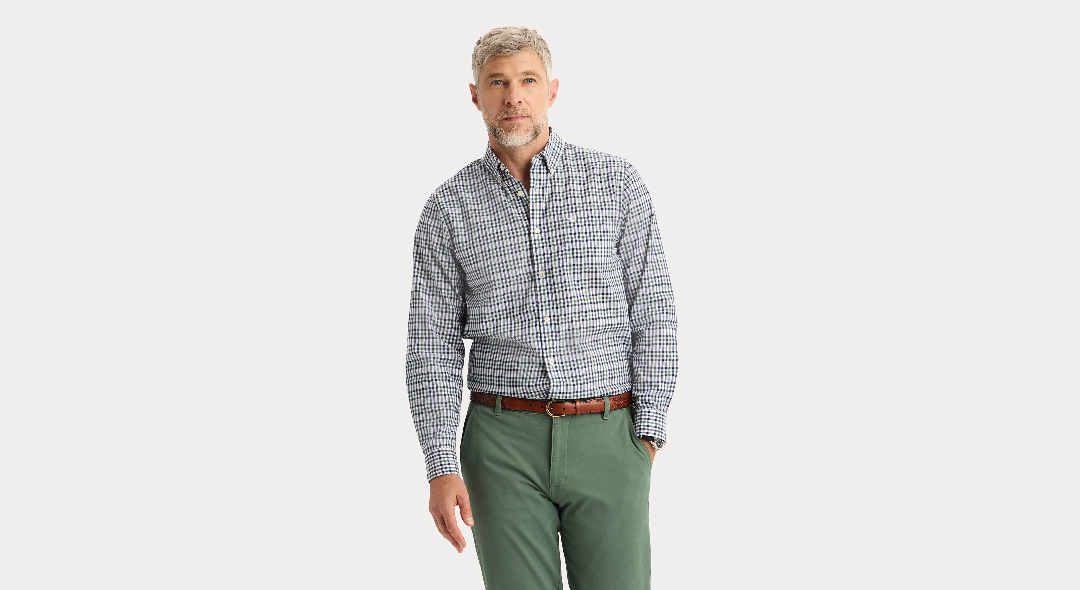 Signature Stain Defender Shirt, Classic Fit