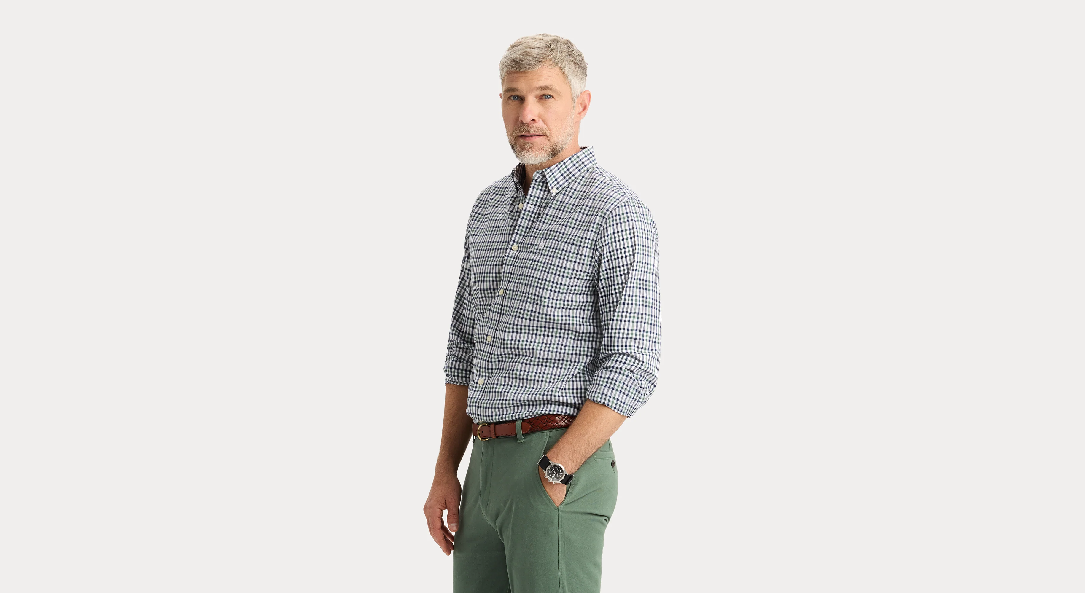 Signature Stain Defender Shirt, Classic Fit - Image 3