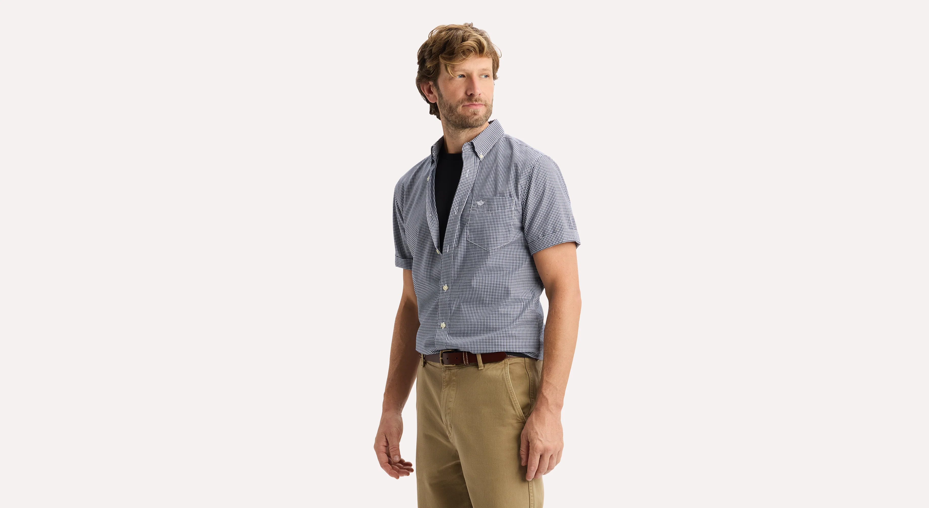 Signature Stain Defender Shirt, Classic Fit - Image 3
