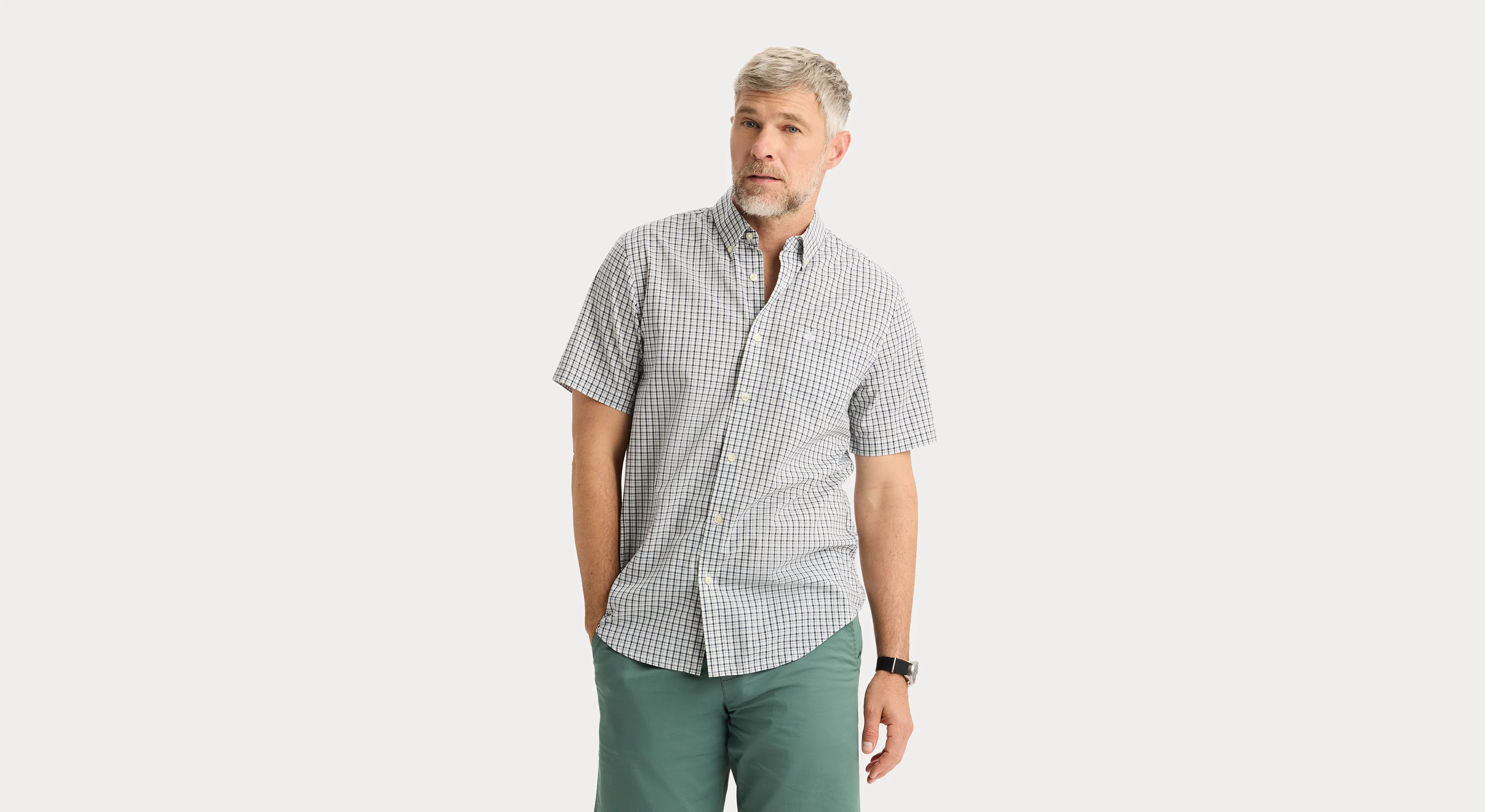 Signature Stain Defender Shirt, Classic Fit