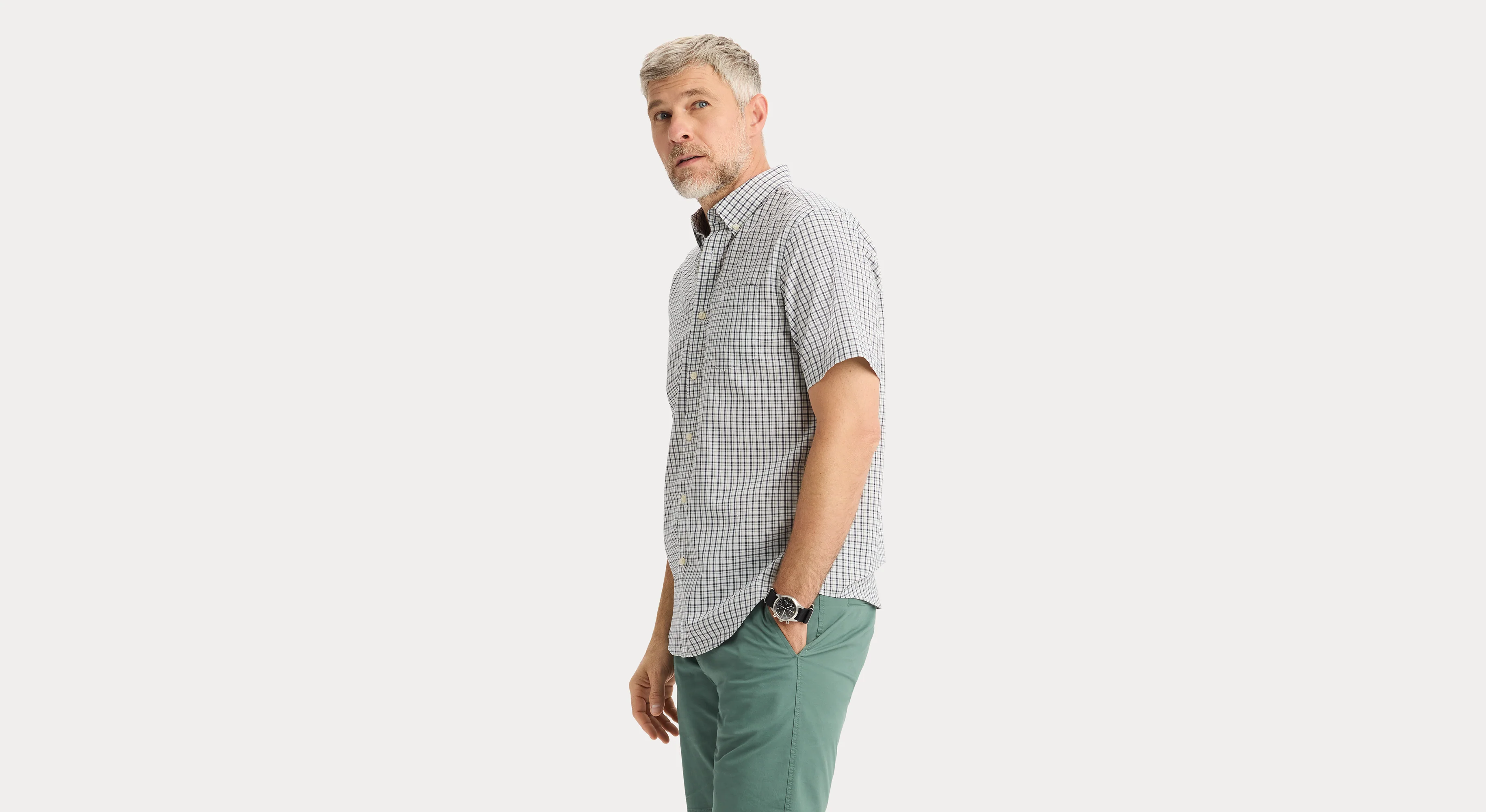 Signature Stain Defender Shirt, Classic Fit - Image 3