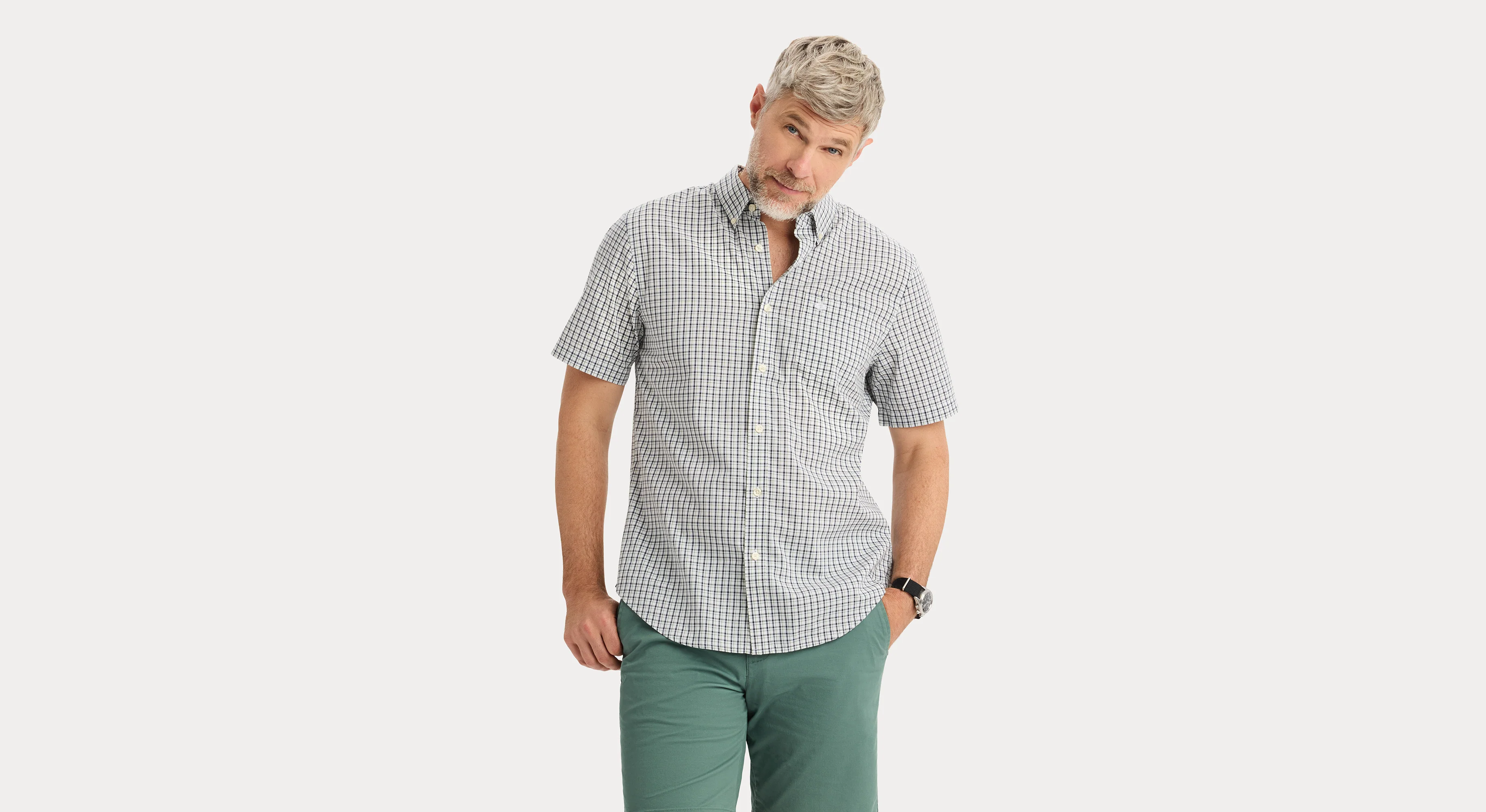 Signature Stain Defender Shirt, Classic Fit - Image 4
