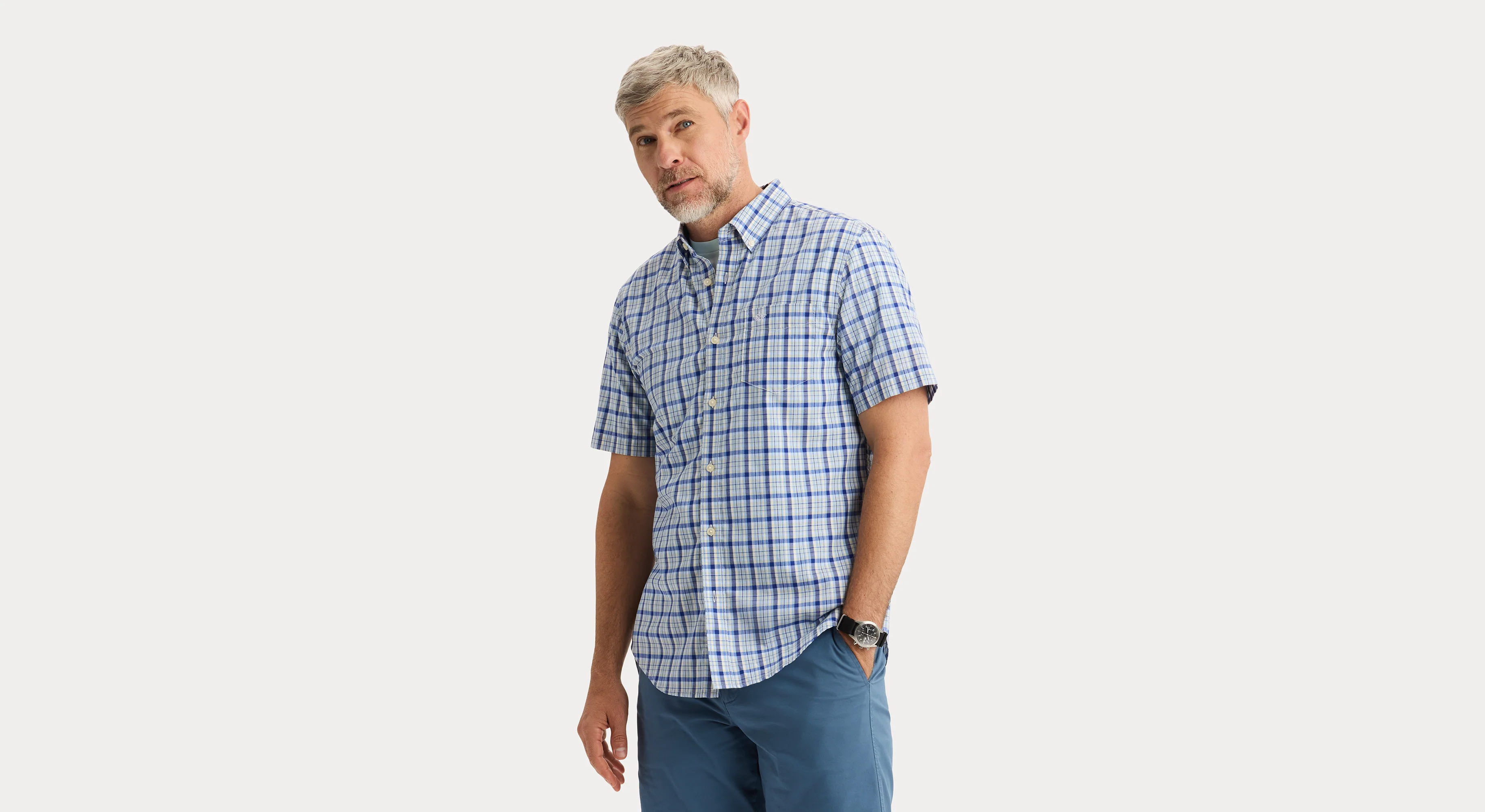 Signature Stain Defender Shirt, Classic Fit - Image 3