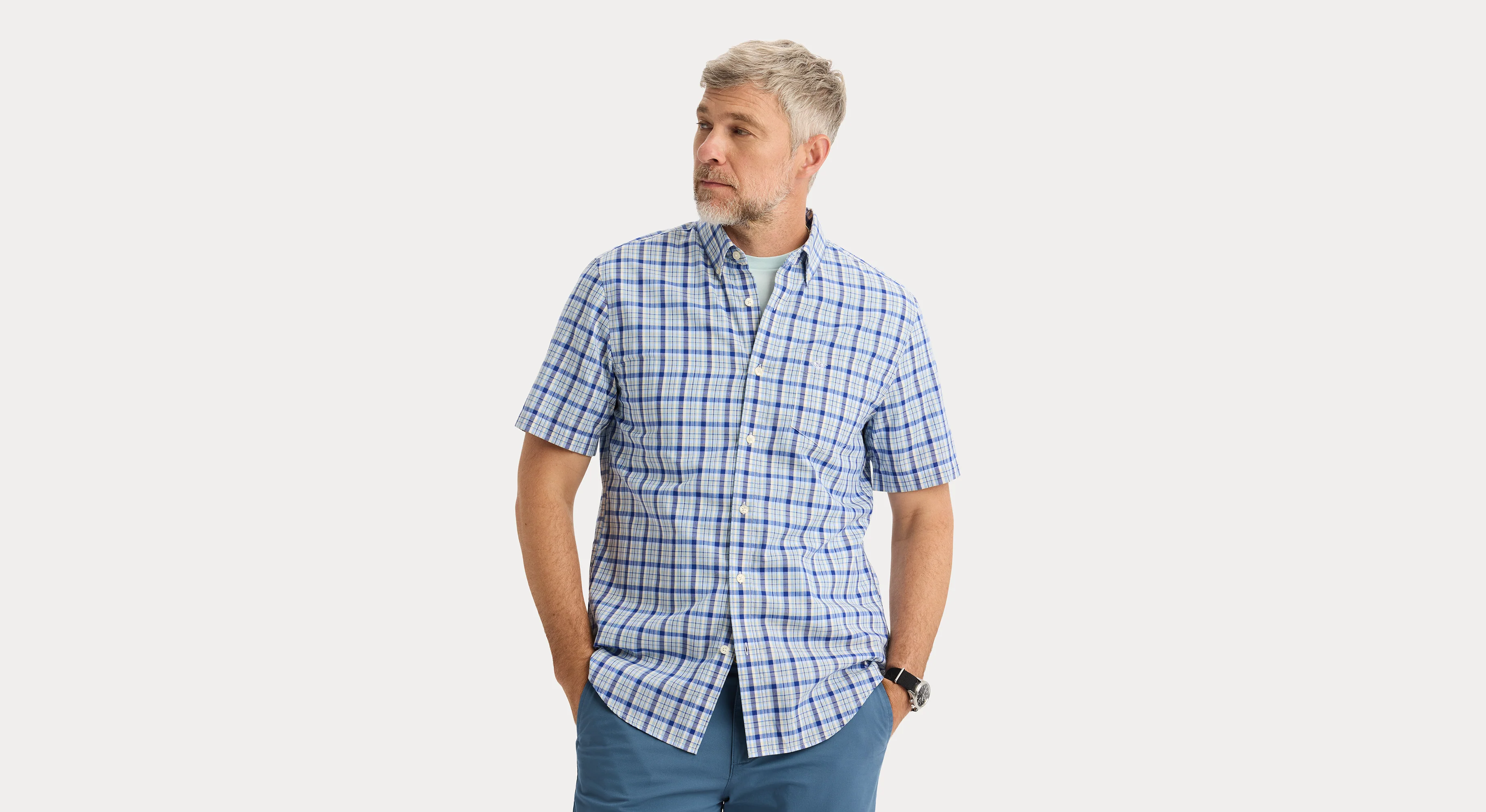 Signature Stain Defender Shirt, Classic Fit - Image 4